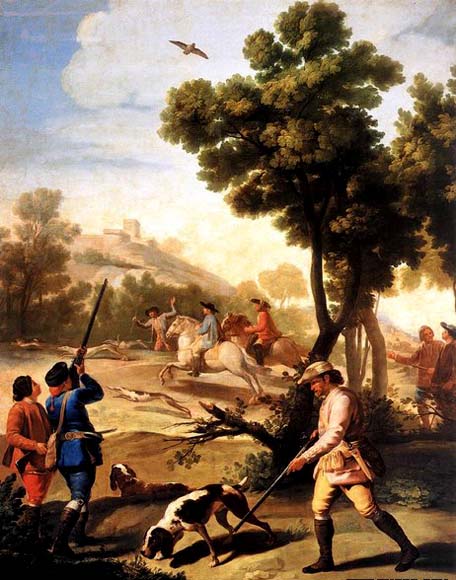 Francisco de goya y Lucientes The Quail Shoot